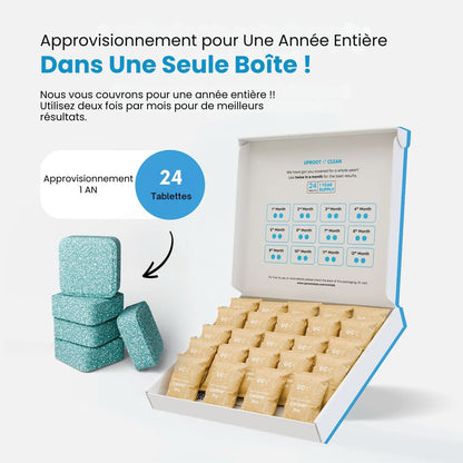 Tablettes Nettoyantes Anti-Poils pour Lave-linge