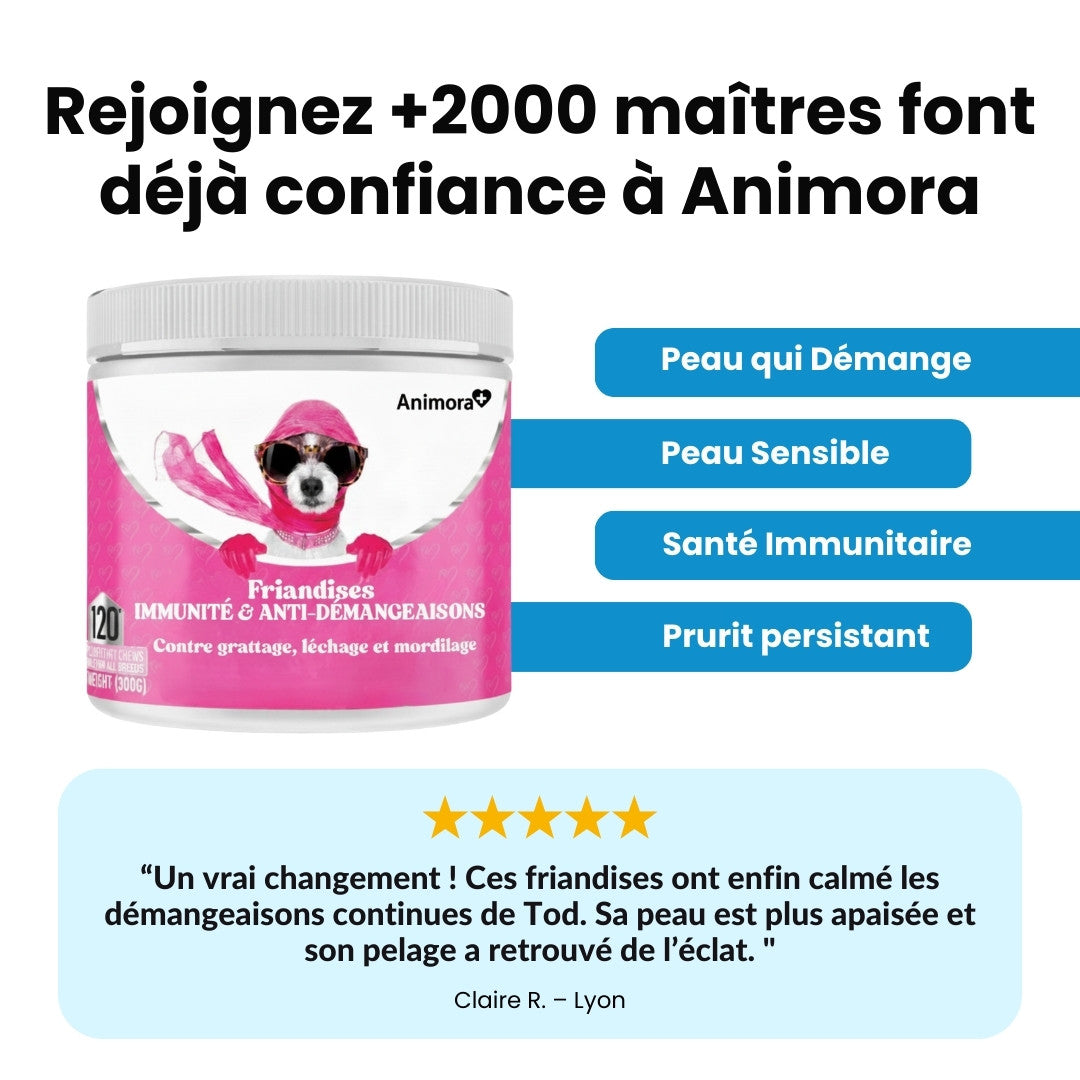 CalmiSkin – Friandises peau sensible & anti-démangeaisons